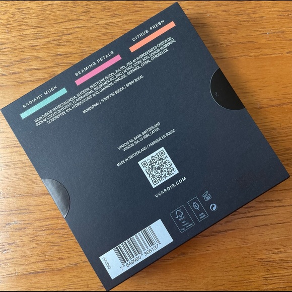 vVardis Switzerland Sils Travel Set of Three Mouth Sprays - Picture 2 of 2